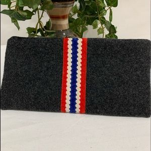 h. Kittrell wool clutch bag